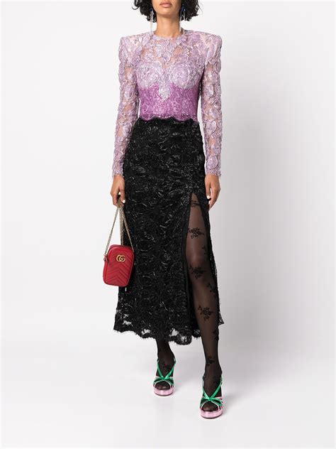 vestito gucci elegante|gucci long sleeve lace dress.